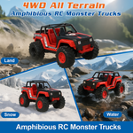 Detailed tyre tread of Funwoods Free-Wheel Jeep Toy Car for gripping various surfaces