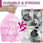 Assorted color garbage bags roll designed for efficient waste management