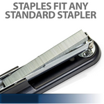 Side angle of Hampton No.10 staples showing 5 mm leg length