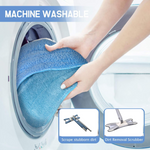 The detachable handle feature of the 360-degree mop, highlighting its versatility.