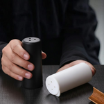 Detailed diagram showing the modular design of the spice shaker.