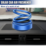 Compact solar car air freshener, perfect for any vehicle dashboard.