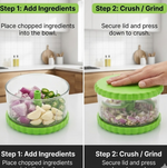Side profile of the multi-functional Kitchen Chopper, showing its compact design.