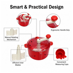 Top view of the Indo Glow Atta Maker Machine, showcasing its handle and lid.