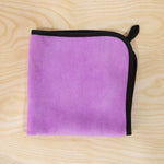 Purple microfiber cleaning cloth detail image