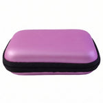Travel case on white background highlighting size and design