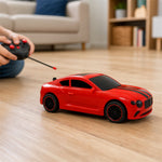 Indoor and outdoor toy sports car for kids with bright LED lights