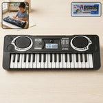 Electronic musical keyboard toy for kids with colorful keys and multiple sound options
