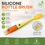 Bottle cleaning brush set with multiple tools for bottles and nipples