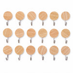 Wall hooks with a white background for size reference