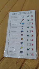 A mix-color chore note board by Foloria.