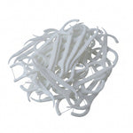 White 2-in-1 floss & toothpick sticks for daily oral hygiene