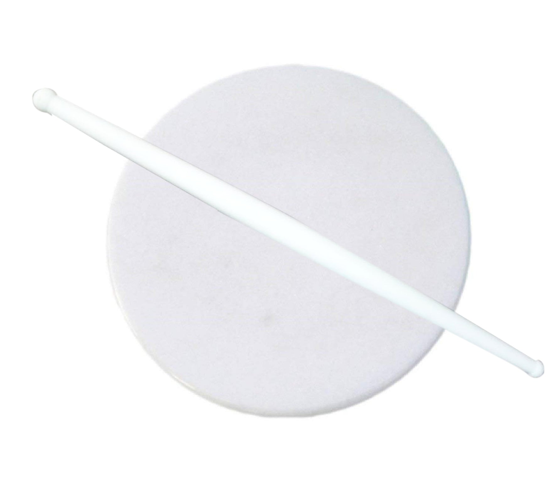 High-quality plastic rolling pin designed for easy and efficient chapati preparation.
