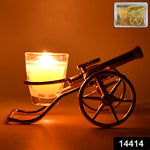 Decorative tealight stand showcasing elegant design for festive home decor