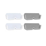 Angled view of the wall mounted sunglasses holder set, enhancing home organisation.