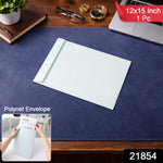 Quick self-seal large paper envelope for mailing certificates