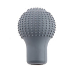 Detailed view of the anti-scratch silicone gear shift knob cover texture.