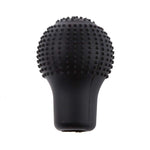 Demonstration of easy installation for the silicone gear shift knob cover.