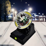 USB charge option for the solar multifunction party disco light