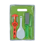Cisora chopping board with knife set for everyday kitchen tasks.