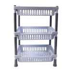 Versatile utility rack suitable for kitchen and home storage needs