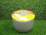 The complete Tidy Table white plastic sprout maker, demonstrating its compact and functional form.