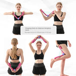 Model actively demonstrating a full-body workout with the versatile Thigh Toner.