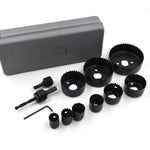The BoltForce 12-piece hole saw kit, perfect for a range of woodworking projects.