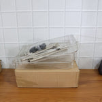 Stylish, durable 3-layer trolley for kitchen, bathroom, or workspace organization