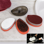 Wet and Dry Cleaning Brush set in multiple colors, ready for household tasks.