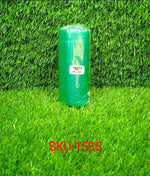 Green biodegradable garbage bags in a compact roll, ideal for responsible waste disposal.