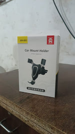 Ergonomic car phone mount designed for stable and hands-free driving.