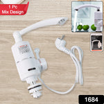 Packaging box for electric water heater faucet with product branding