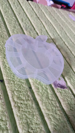 Transparent plastic apple box for small accessories
