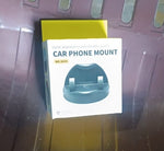 The compact and effective car mobile stand ready for dashboard placement.
