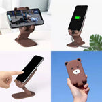 Flexible foldable mobile stand, easily adjusting to various viewing angles for comfort.