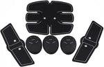 Close-up of the ultra-thin wireless abs stimulator belt for discreet wear.