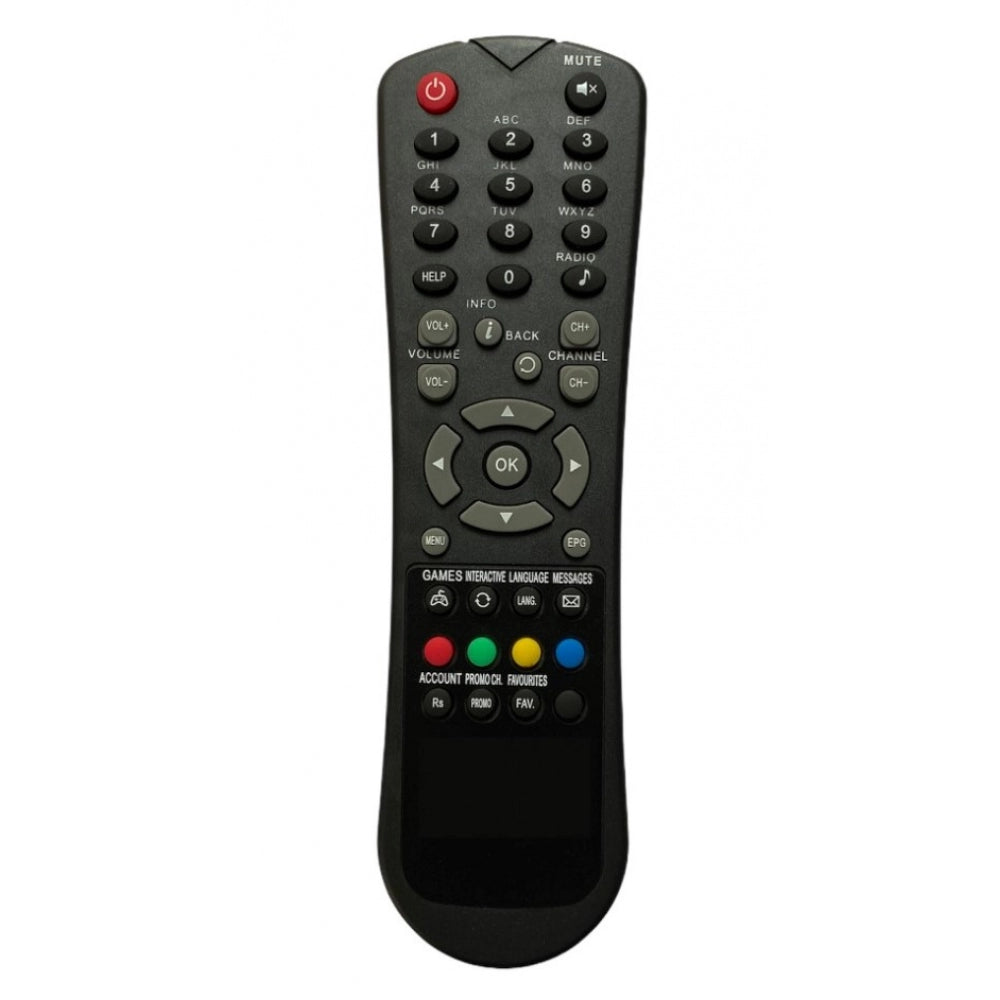 Set Top Box Remote No. 3, Compatible With Hathway Set Top Box Remote Control_Old Remote Functions Must Be Exactly Same (Color:Multi)