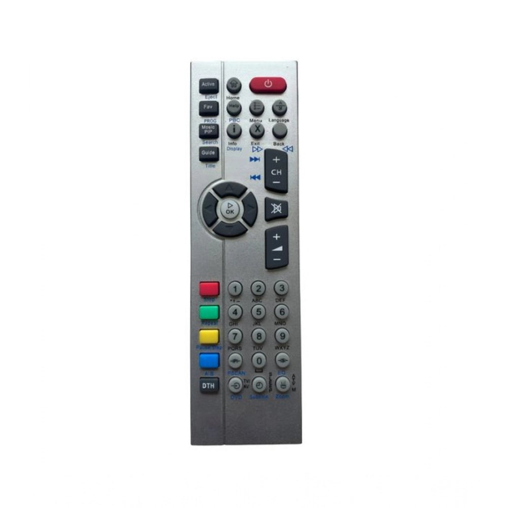 DTH Remote No. URC27-VC80 Compatible-Replacement for Videocon DTH Satellite Box- LCD TV Remote Control (Grey)