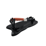 Top-down perspective of the knife organizer, providing easy access to different blades.