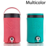 Detailed view of the elegant embossed tree design on the large capacity water jug.