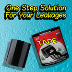 Effective sealing of a water pipe using BoltForce heavy-duty leak proof tape.