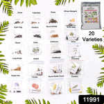 Garden Bliss Variety Pack displaying diverse vegetable and flower seeds for home gardeners.