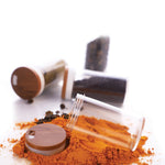 Detailed shot of the Ganesh 12-jar revolving spice rack, emphasizing its easy-access design.