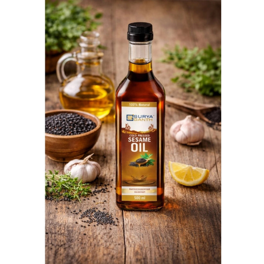 Surya Ganth Cold Pressed Sesame Oil (Natural Sedimentation)