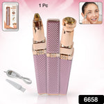 2-in-1 eyebrow razor grooming tool with rechargeable feature