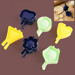 Colorful assorted plastic snack mould set, adding joy to your kitchen.