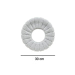 Texture of the soft coral velvet material, highlighting the luxurious feel of the Toilet Seat Cover.