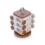 Top-down view of the Ganesh revolving spice rack, showing the arrangement of its 12 jars.