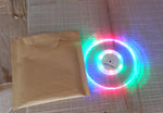 Waterproof LED coaster in use, enhancing a vibrant party atmosphere.